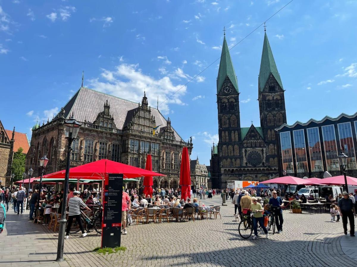 Exklusive Ferienwohnung 5Km Vom Centrum Bremen Luaran gambar
