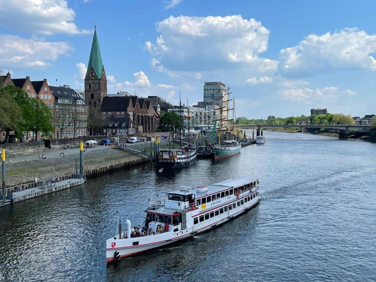 Exklusive Ferienwohnung 5Km Vom Centrum Bremen Luaran gambar